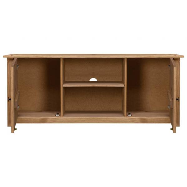 TV-Schrank 120 x 40 x 50 cm Massivholz Panama-Kiefer