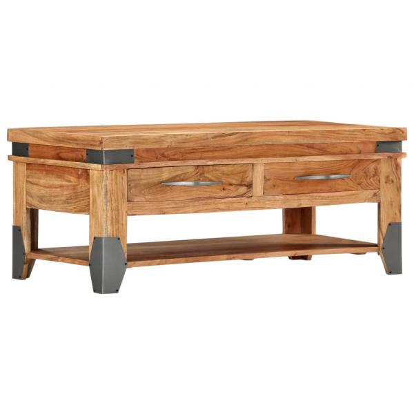 ARDEBO.de - Couchtisch 110x52x45 cm Massivholz Akazie
