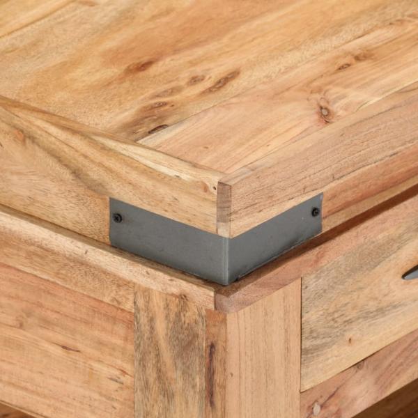 Couchtisch 110x52x45 cm Massivholz Akazie