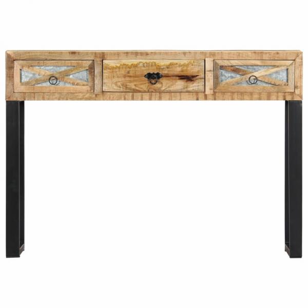 Konsolentisch 110 x 30 x 76 cm Mangoholz Massiv