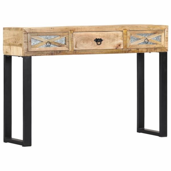 Konsolentisch 110 x 30 x 76 cm Mangoholz Massiv