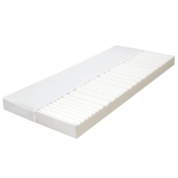 Matratze 80 x 200 cm 7 Zonen PU Schaum 10 cm H2 H3