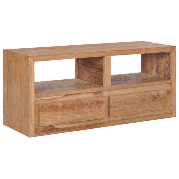 ARDEBO.de - TV-Schrank 90x30x40 cm Massivholz Teak