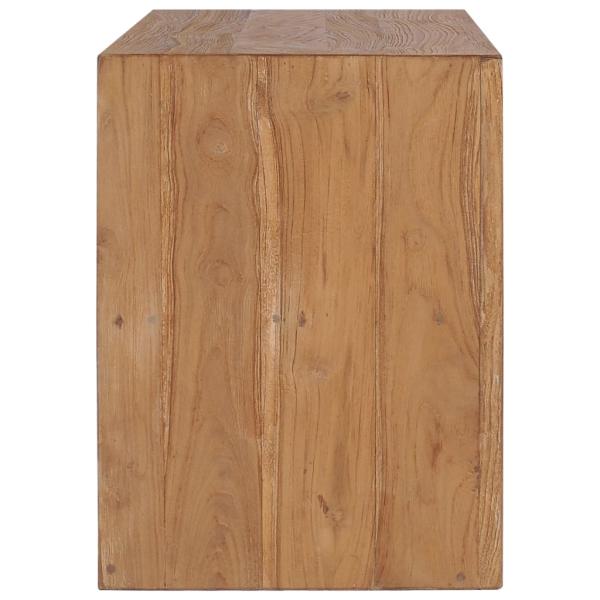 TV-Schrank 90x30x40 cm Massivholz Teak