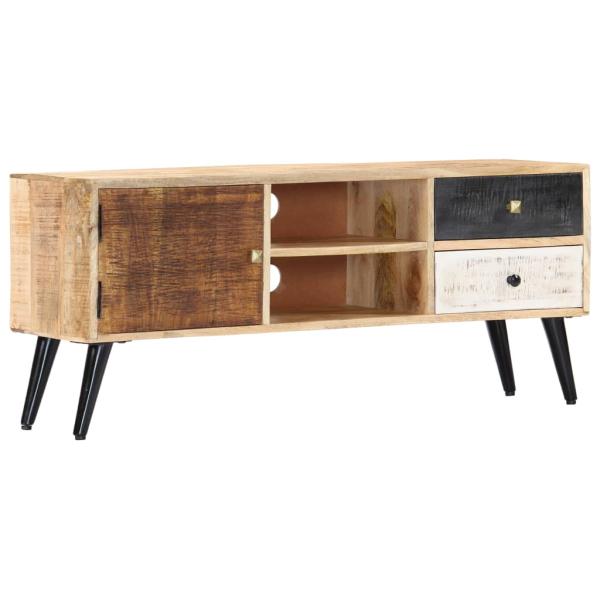 TV-Schrank 115×30×47 cm Mango-Massivholz