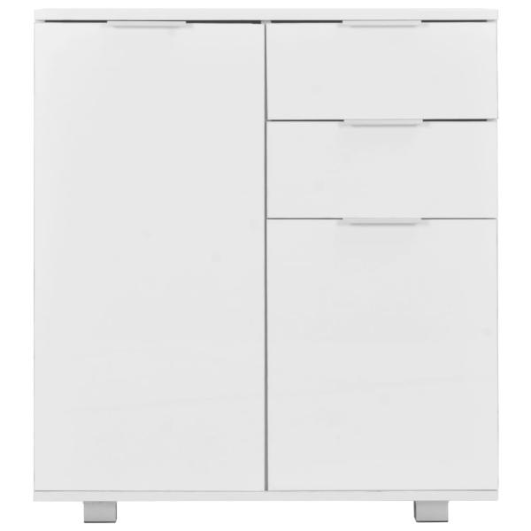 Sideboard Hochglanz-Weiß 71x35x80 cm Holzwerkstoff