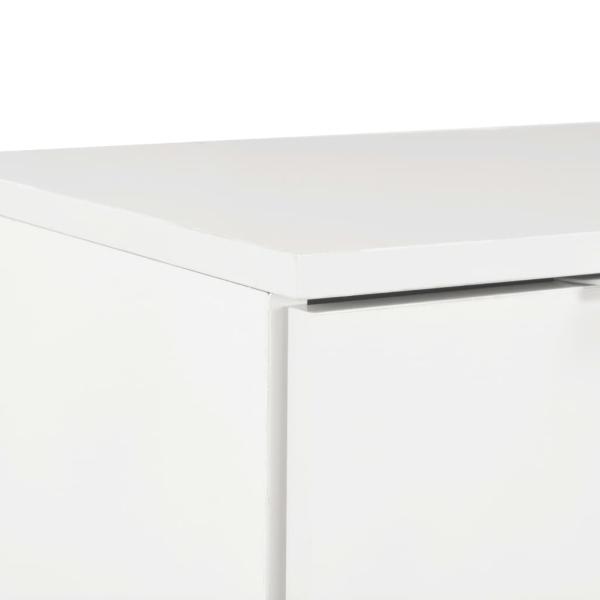 Sideboard Hochglanz-Weiß 71x35x80 cm Holzwerkstoff