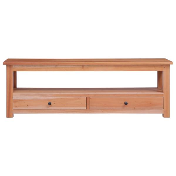 TV-Schrank 120 x 30 x 40 cm Massivholz Mahagoni