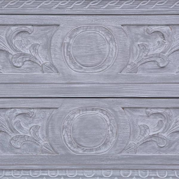 Sideboard mit 2 Schubladen 90 x 30 x 60 cm Massivholz Mahagoni