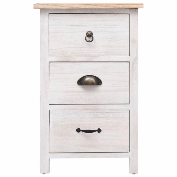 Beistellschrank 35x25x57 cm Massivholz Paulownia