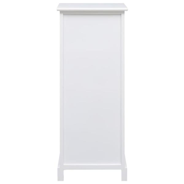 Beistellschrank 35x30x90 cm Massivholz Paulownia