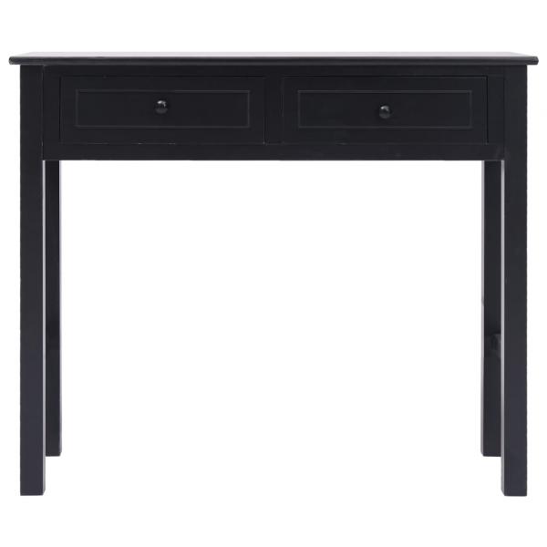 Konsolentisch Schwarz 90 × 30 × 77 cm Holz