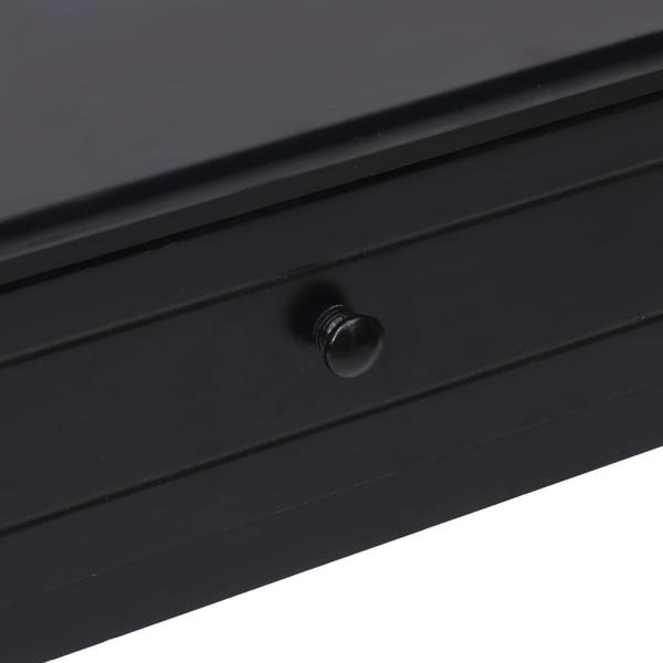 Konsolentisch Schwarz 90 × 30 × 77 cm Holz