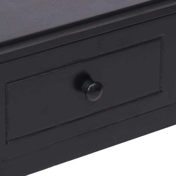 Schreibtisch Schwarz 110×45×76 cm Holz