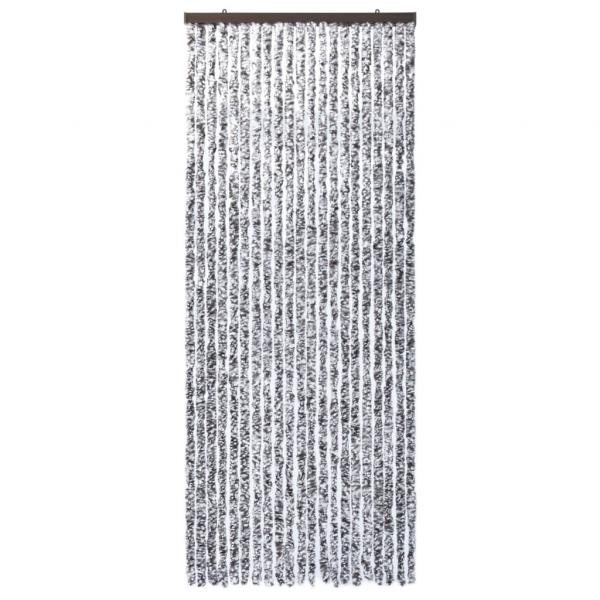 Insektenschutz-Vorhang Braun und Beige 90x220 cm Chenille