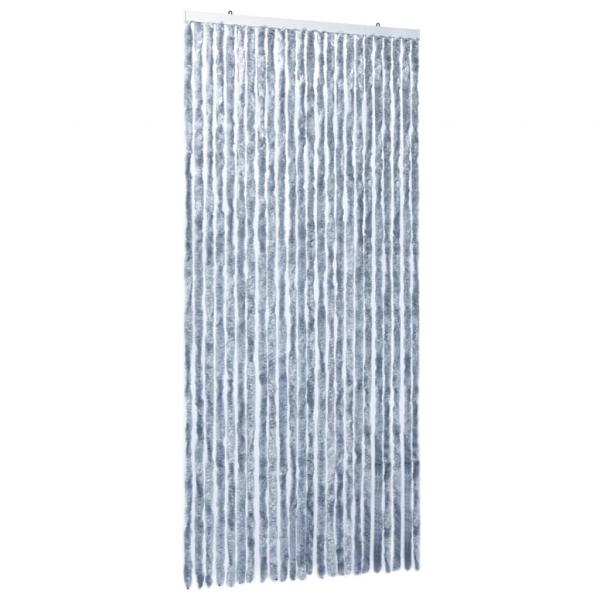 Insektenschutz-Vorhang Silbern 100x220 cm Chenille