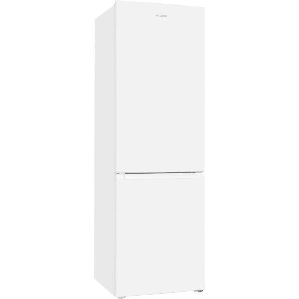 Exquisit GC320-95-E-040C weiß Stand Kühl-Gefrierkombination, 60 cm breit, 315 L, LED Beleuchtung, Gemüseschublade, weiß