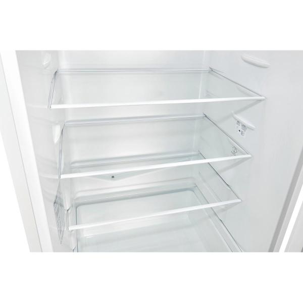 Exquisit GC320-95-E-040C weiß Stand Kühl-Gefrierkombination, 60 cm breit, 315 L, LED Beleuchtung, Gemüseschublade, weiß