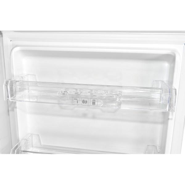 Exquisit GC320-95-E-040C weiß Stand Kühl-Gefrierkombination, 60 cm breit, 315 L, LED Beleuchtung, Gemüseschublade, weiß