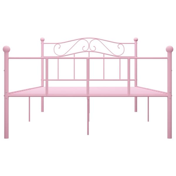 Bettgestell Rosa Metall 160x200 cm
