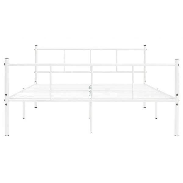Bettgestell Weiß Metall 120x200 cm