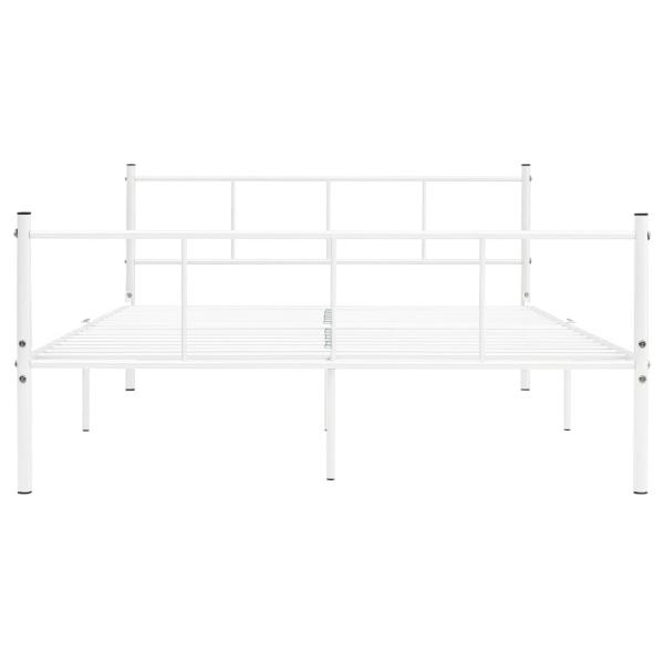 Bettgestell Weiß Metall 120x200 cm