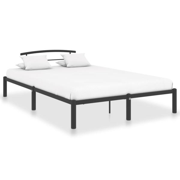 Bettgestell Schwarz Metall 160x200 cm 