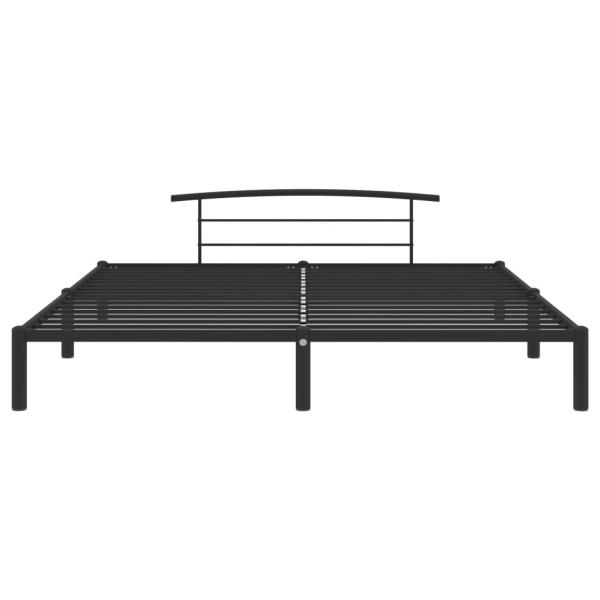 Bettgestell Schwarz Metall 180x200 cm