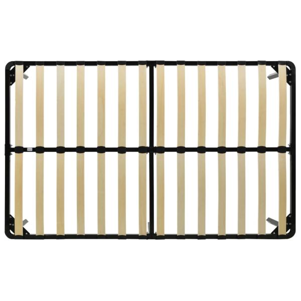 Bett Schwarz Metall 120x200 cm