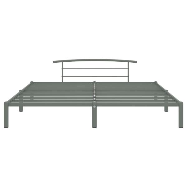 Bettgestell Grau Metall 200x200 cm