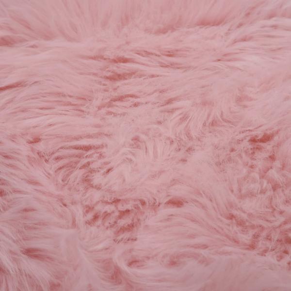 Teppich 60x90 cm Künstlicher Schafspelz Rosa