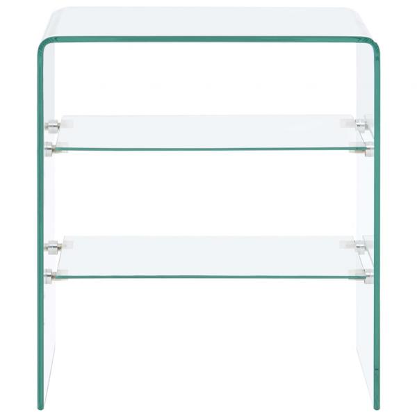 Couchtisch 50x40x56 cm Hartglas 