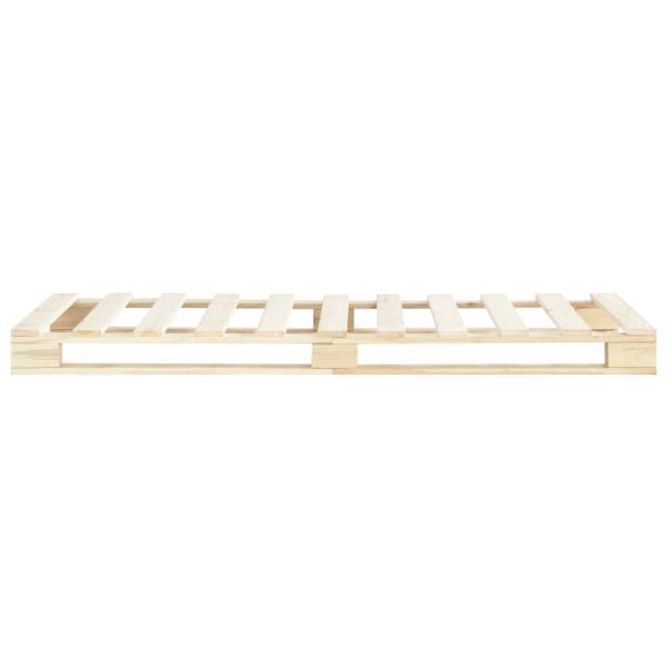 Palettenbett Massivholz Kiefer 100×200 cm