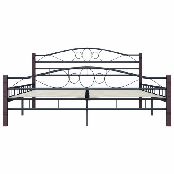 Bettgestell Schwarz Metall 180×200 cm