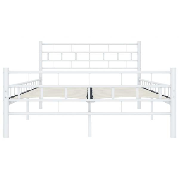 Bettgestell Weiß Metall 120x200 cm