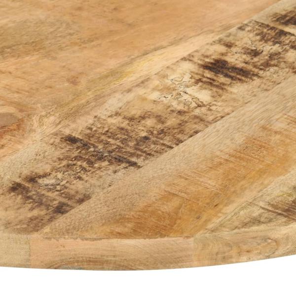 Tischplatte Massivholz Mango Rund 25-27 mm 60 cm