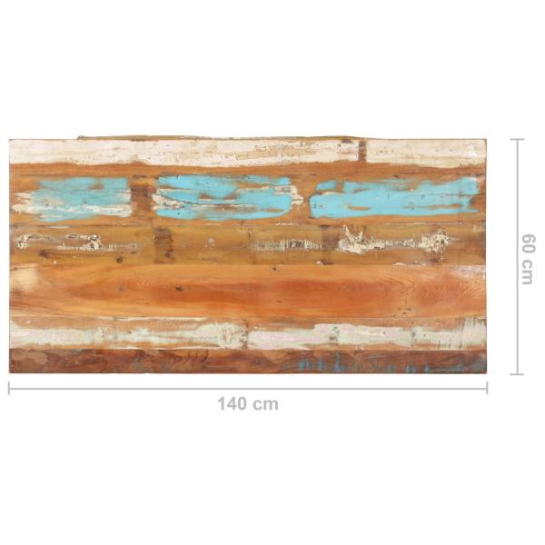 Tischplatte Rechteckig 60x140 cm 25-27 mm Altholz Massiv