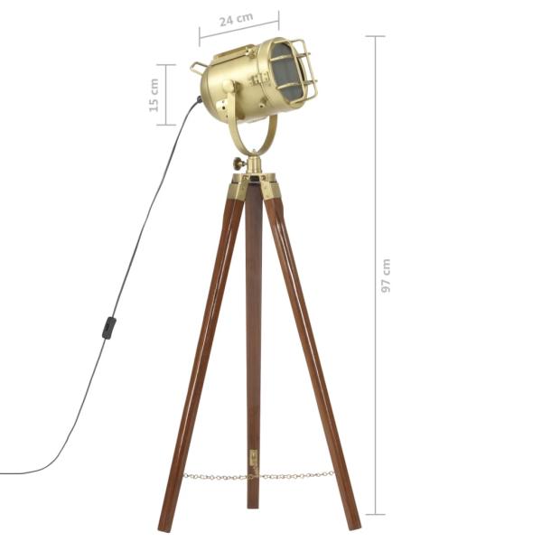 Stehleuchte Dreibein Massivholz Mango 97 cm         