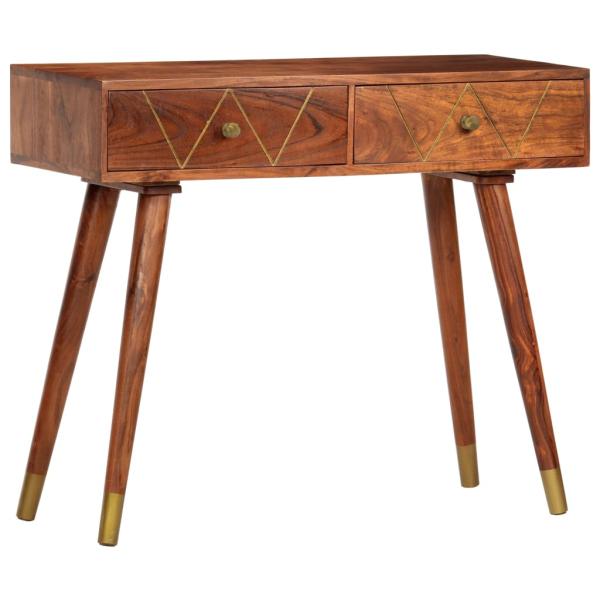 Konsolentisch 90×35×76 cm Massivholz Akazie