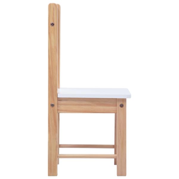 3-tlg. Kinder-Sitzgruppe mit Kreidetafel Schwarz und Weiß