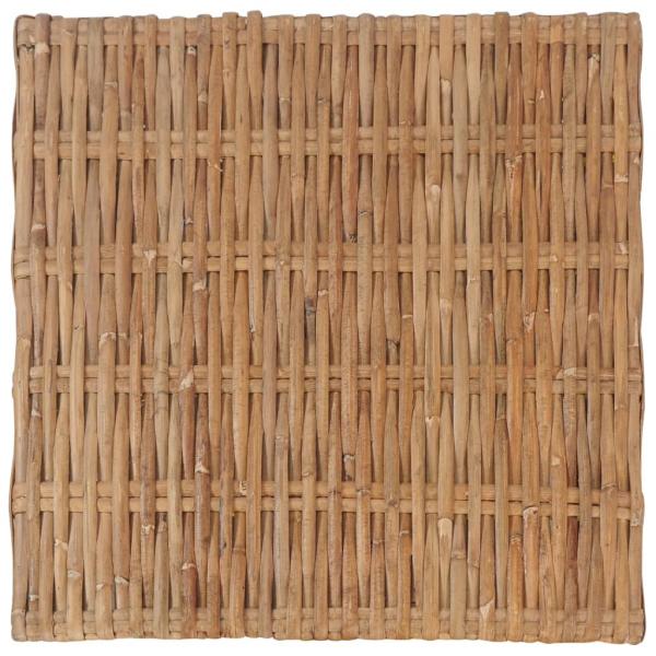 Fußhocker mit Kissen Natürliches Rattan