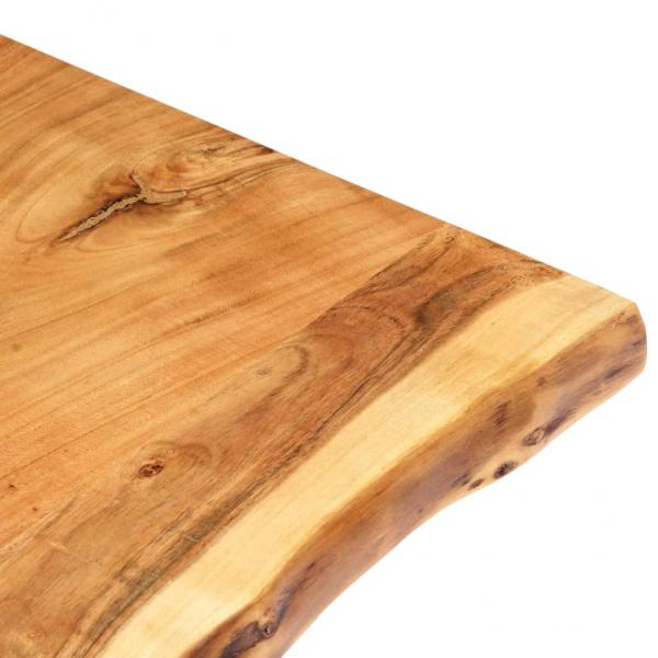 Badezimmer-Waschtischplatte Massivholz Akazie 100x52x2,5 cm