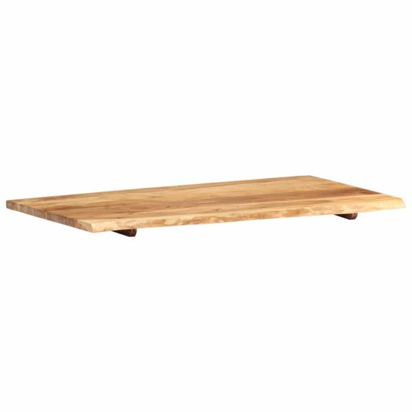 Badezimmer-Waschtischplatte Massivholz Akazie 100x52x2,5 cm