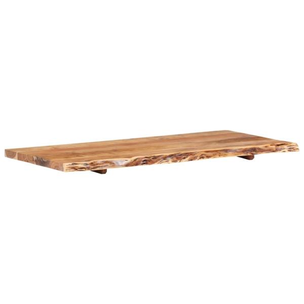 Badezimmer-Waschtischplatte Massivholz Akazie 114x52x4 cm