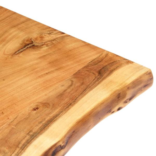 Tischplatte Massivholz Akazie 58x(50-60)x3,8 cm