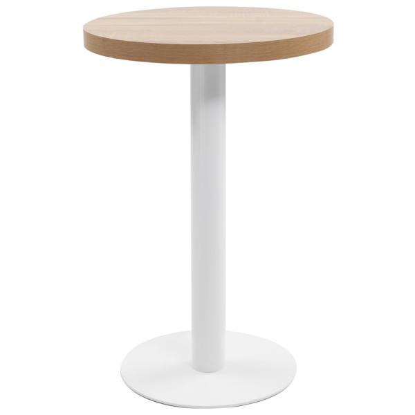ARDEBO.de - Bistrotisch Hellbraun 50 cm MDF
