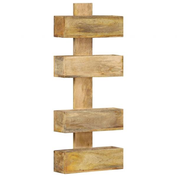 ARDEBO.de - Wand-Zeitschriftenständer 30 x 11 x 72 cm Massivholz Mango