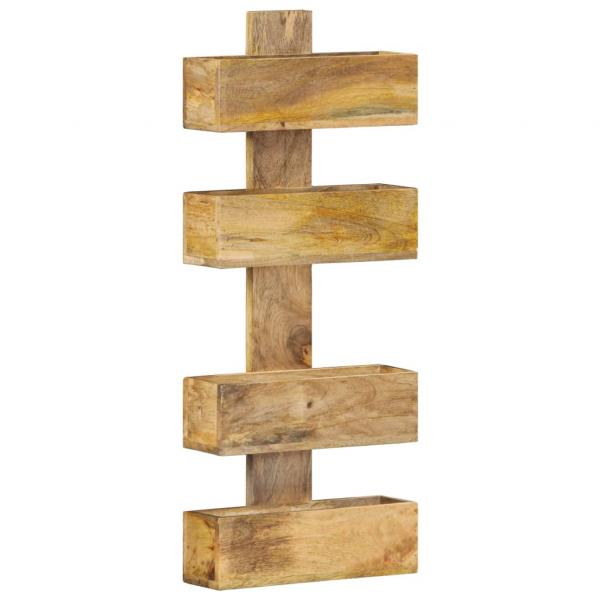 Wand-Zeitschriftenständer 30 x 11 x 72 cm Massivholz Mango