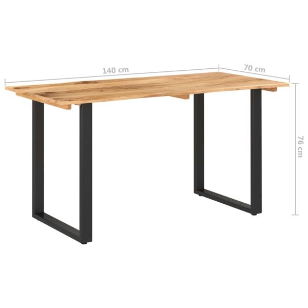 Esstisch 140×70×76 cm Akazie-Massivholz