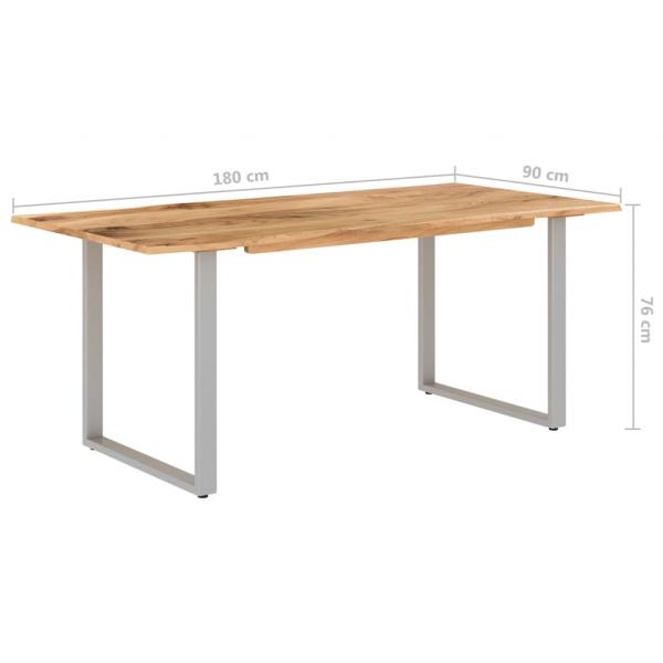 Esstisch 180×90×76 cm Massivholz Akazie